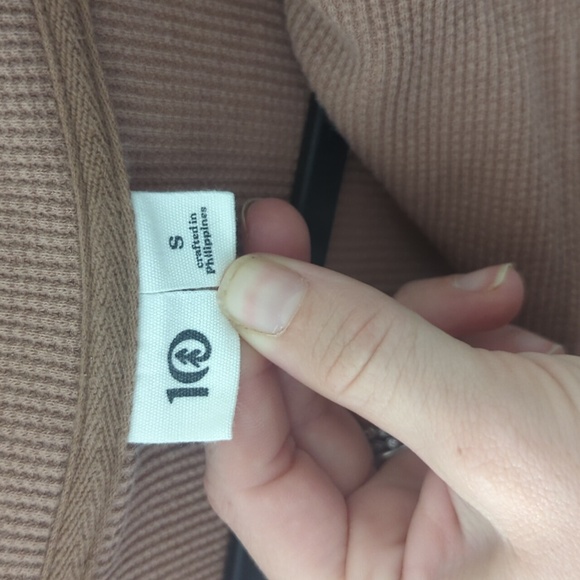 Tentree Waffle Half Zip sweater - Picture 4 of 4